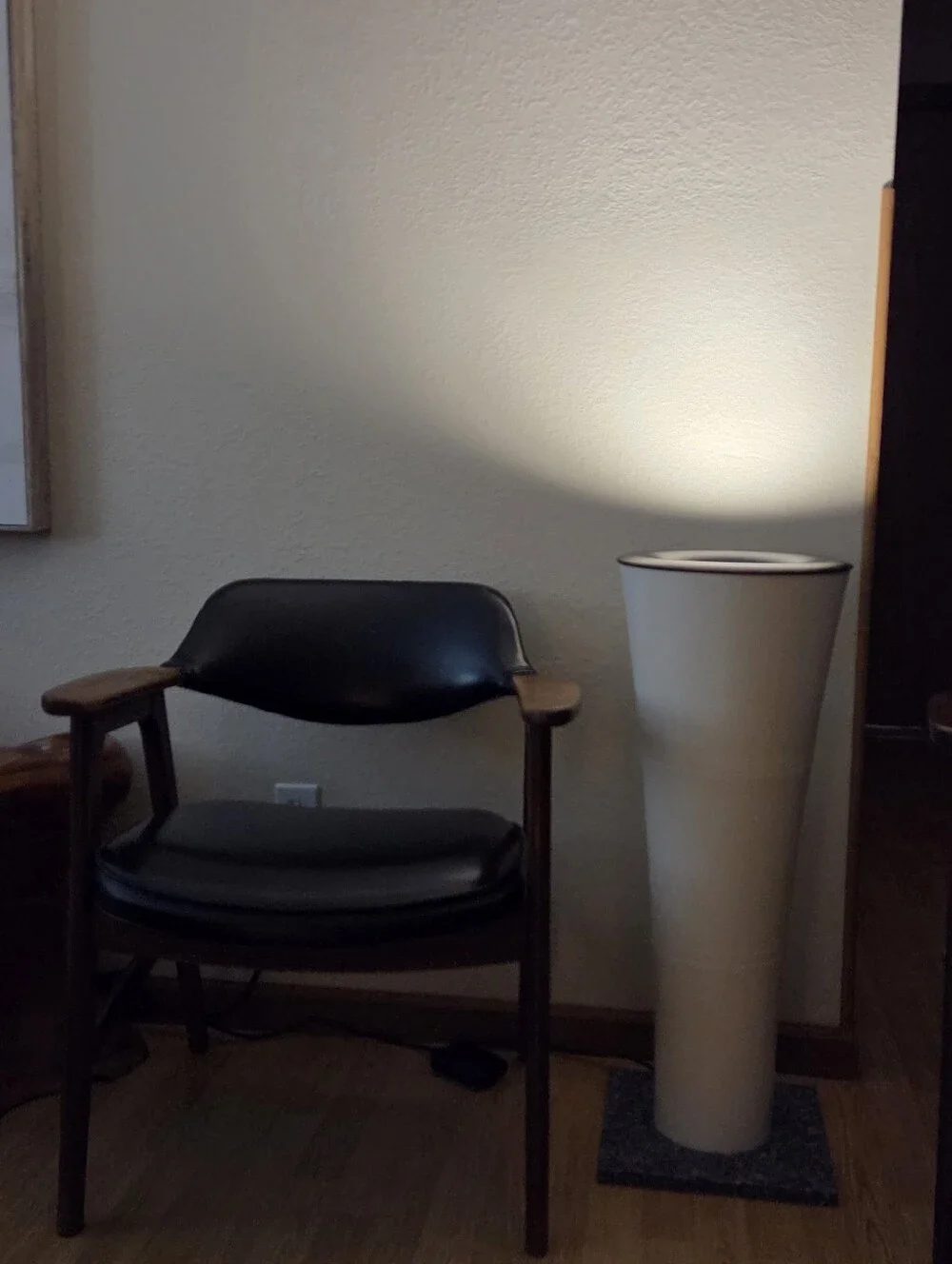 Vintage IKEA Fackla Floor Lamp Y2K Retro Postmodern Black White Carl Ojerstam